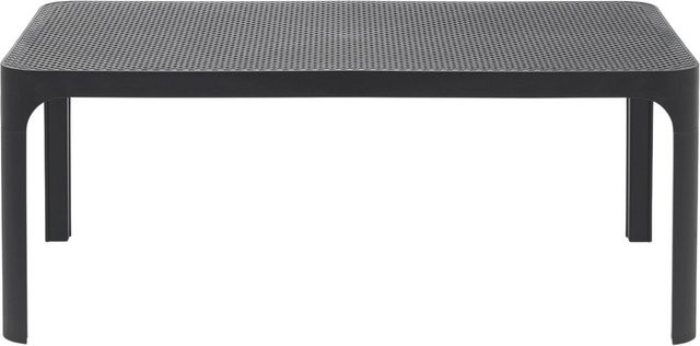 Nardi Net Tisch 100 Garten- und Terrassentisch aus pulverbeschichtetem Aluminium in Schwarz Matt - Bild 1