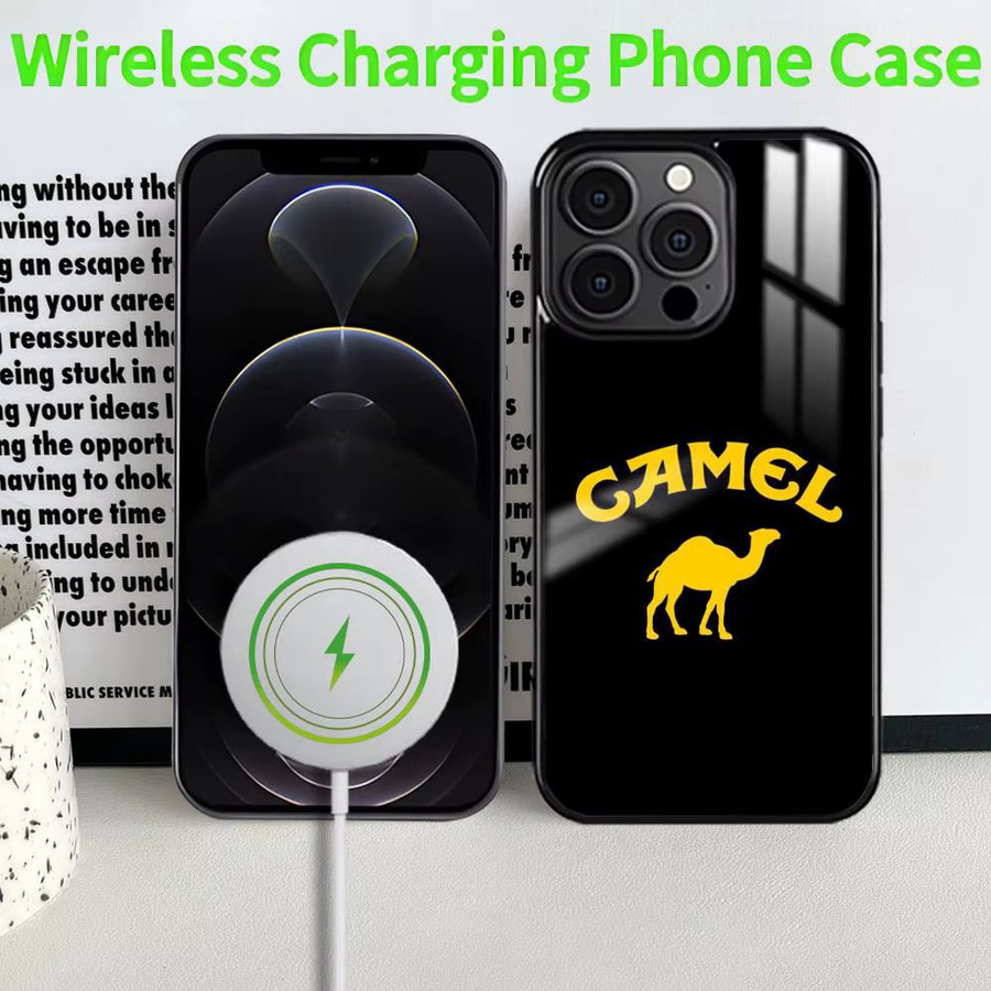 C-Camel MagSafe magnetische Telefonhülle für iPhone 11 bis 16 Pro Max Plus Mini in Schwarz - Bild 2
