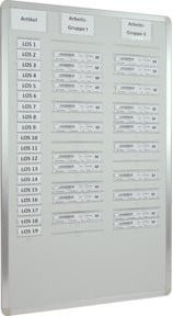 Eichner Einstecktafel Orga-Easy für DIN A5 Belege in Hellgrau, B/H: 14,8 x 21,0 cm - Bild 1