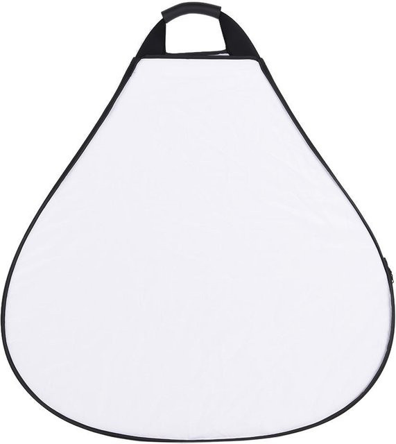 Andoer 5in1 Handreflektor für Fotostudiofotografie, dreieckig und zusammenklappbar, Schwarz, Durchmesser: 76 cm - Bild 1