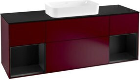 Villeroy & Boch Waschtischunterschrank Finion mit Abdeckplatte, Farbe Peony Matt, B/T: 160 x 50,1 cm - Bild 1