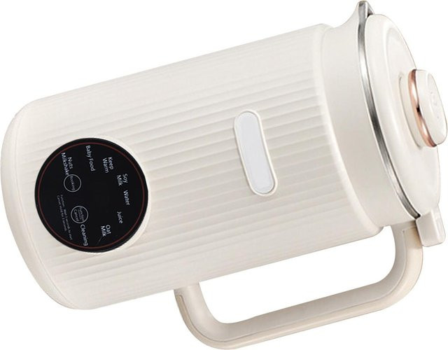 Aimo Sojamilchbereiter 8 in 1 Programmierbarer Mixer mit Digitalanzeige, 12 Edelstahlklingen und Selbstreinigung, Weiß (UK Version) - Bild 1
