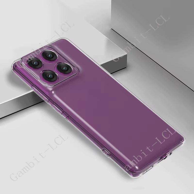 Stoßfeste TPU Schutzhülle für Motorola Edge 70 und Moto X70 Air 2025 in Transparent - Bild 2
