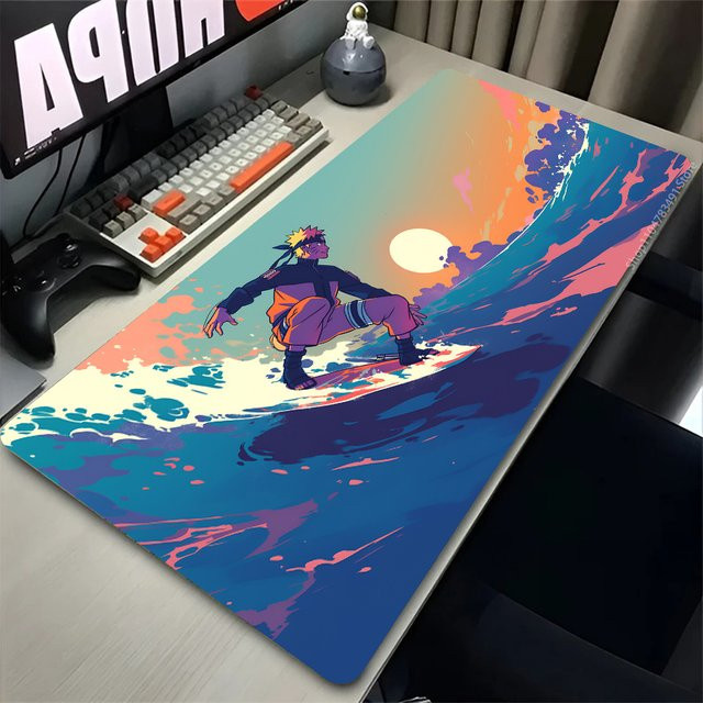 Bandai Naruto Anime Gaming Mauspad XXL Schwarz Multicolour - Bild 1