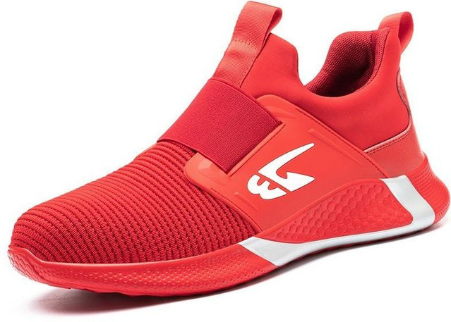 Avant-garde Sicherheitsschuhe für Herren in Schwarz-Rot, atmungsaktiv mit Stahlkappe und durchtrittsicher, Größe 48 - Bild 1