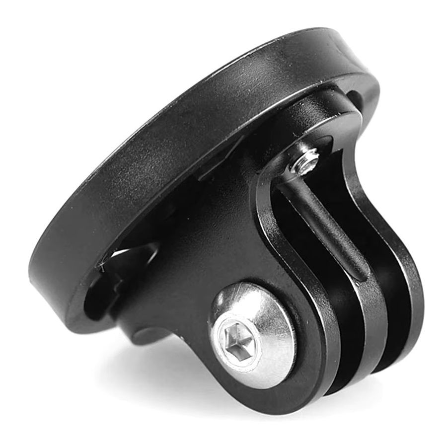 APWIKOGER Bike Sport Kamera Halterung aus Aluminium Legierung in Schwarz für Garmin Edge Interface und Frontlicht - Bild 4
