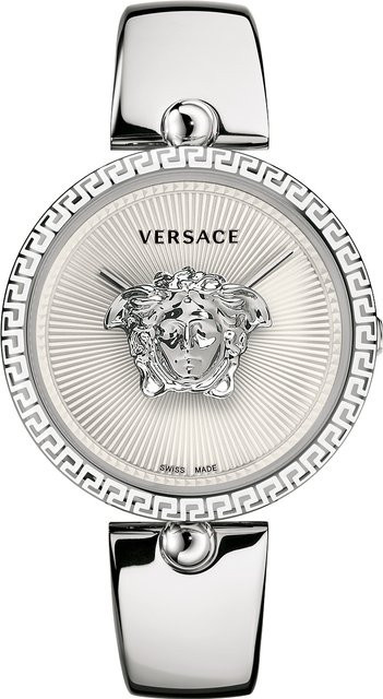 Versace Damenuhr, Quarz, Edelstahl, 39 mm, Weiß, 5 ATM - Bild 1