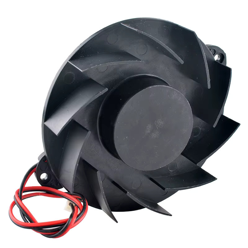 ANCHAOPU Rundlüfter DC12 V 0,23 A in Schwarz mit 92 mm Durchmesser für Induktionsherde - Bild 2