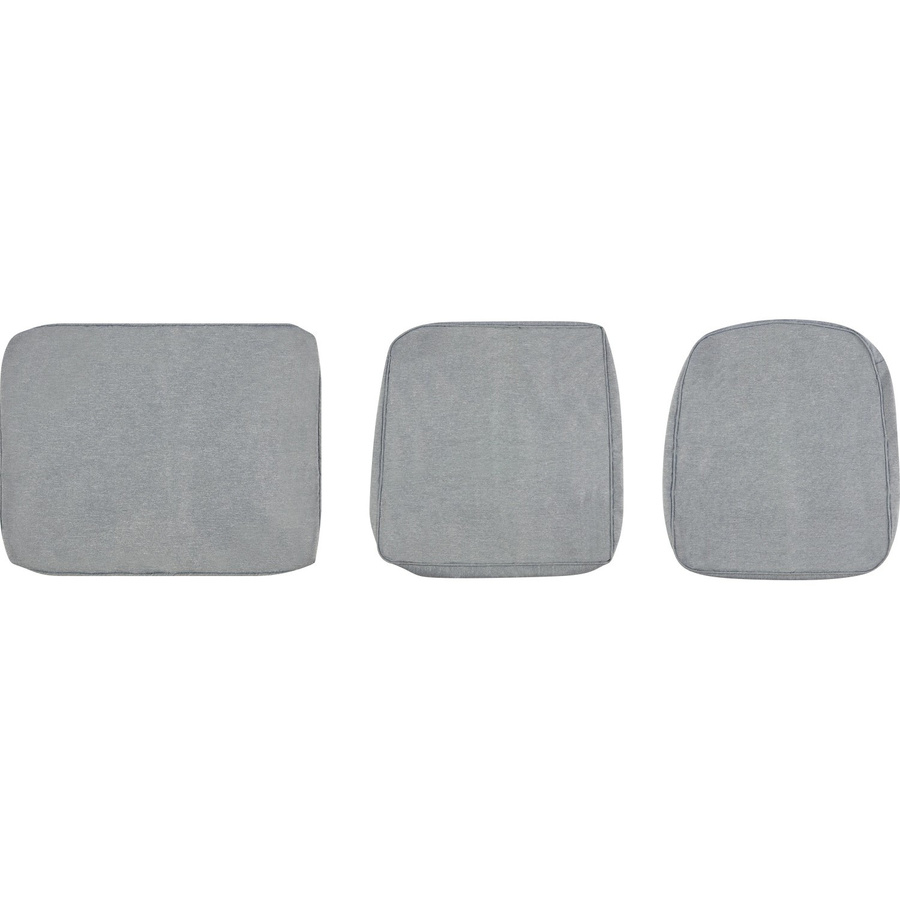 Ersatz-Kissenbezugs-Set für Edna Sofa-Lounge-Set in Grau aus Polyester und Polypropylen - Bild 2