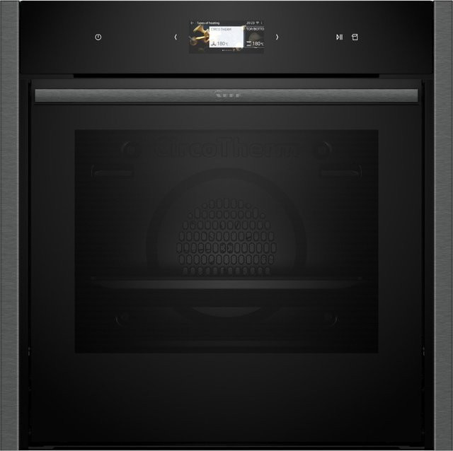 Neff Einbaubackofen Graphitgrau mit 71 l Volumen, Pyrolyse-Selbstreinigung, Smart Home Integration und Heißluft, Breite: 59,6 cm - Bild 1