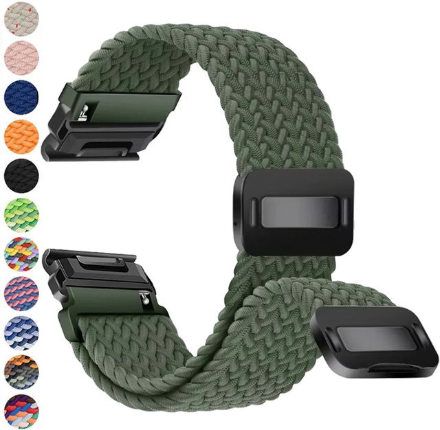 XCL Uhrenarmband Magnetisches Nylon, 22mm, 20mm, 26mm, Schnellverschluss - Bild 1