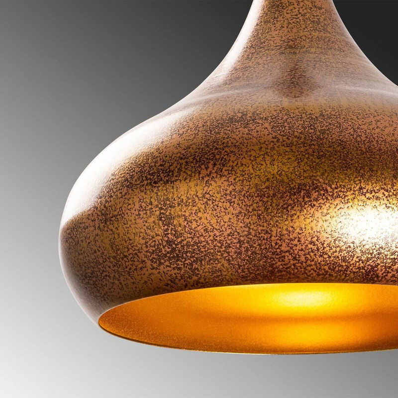 Opviq Pendelleuchte Muba Multicolor in Kupfer aus Metall mit E27 Fassung, B: 26 cm, H: 128 cm, T: 26 cm - Bild 3