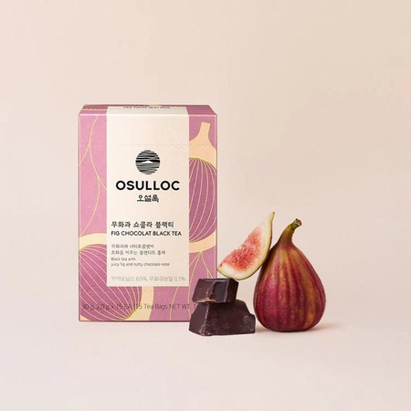 Osulloc Schwarzer Tee Feige Schokolade Beutel 2 x 15 Stück