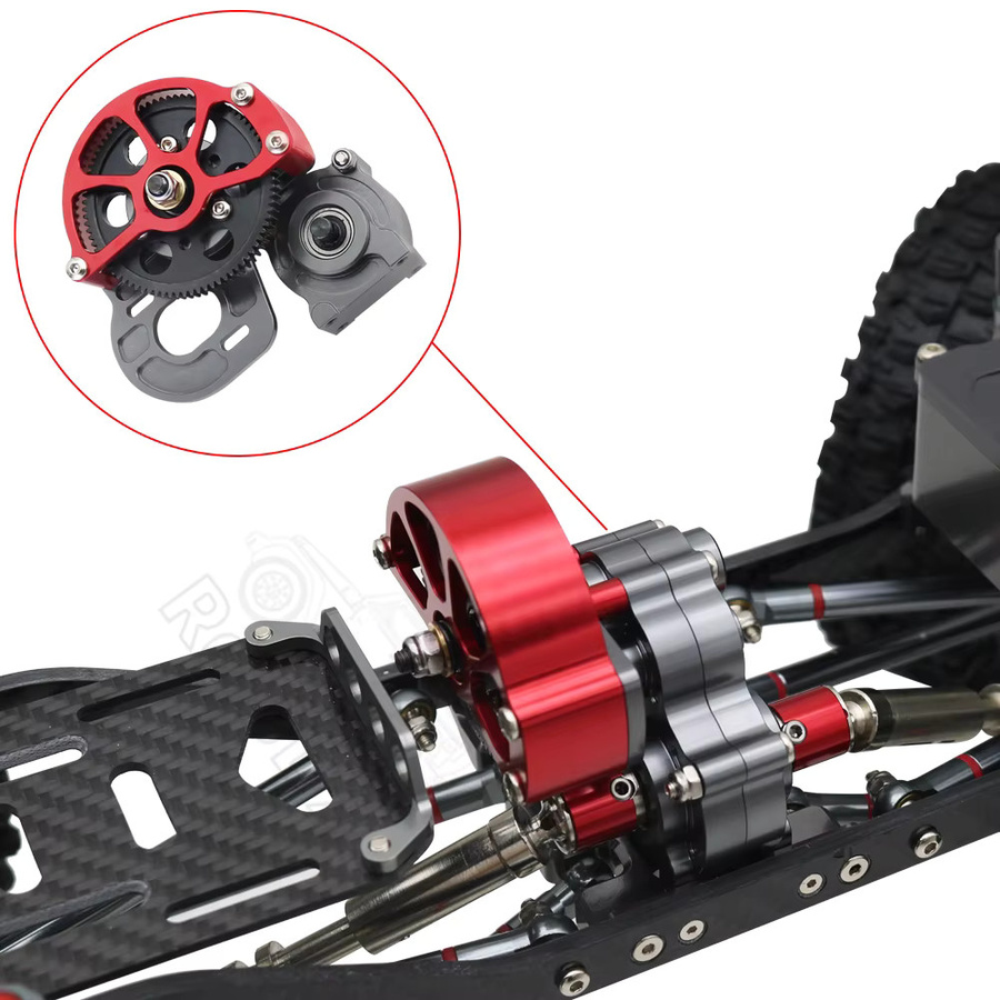 Axial RC Crawler scx10, Ganzmetall Getriebe, 1/10 Getriebe Upgrade Teile - Bild 4