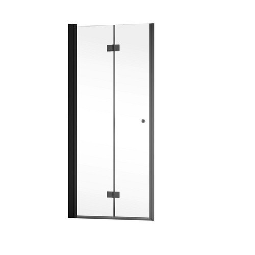 Schulte ExpressPlus Drehfalttür Garant 2.0 in Nische, Schwarz, B: 90 cm, H: 200 cm - Bild 2