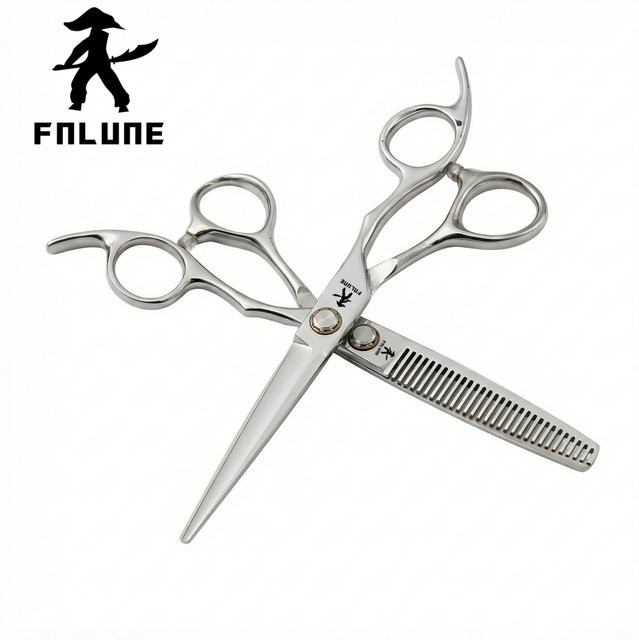FnLune Friseurschere aus Edelstahl, Unisex - Bild 1