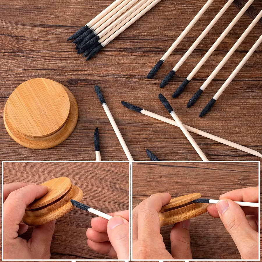 JEARLYU Manikürestäbchen mit Feinschleifspitze, Doppelendige, Unisex - Bild 6
