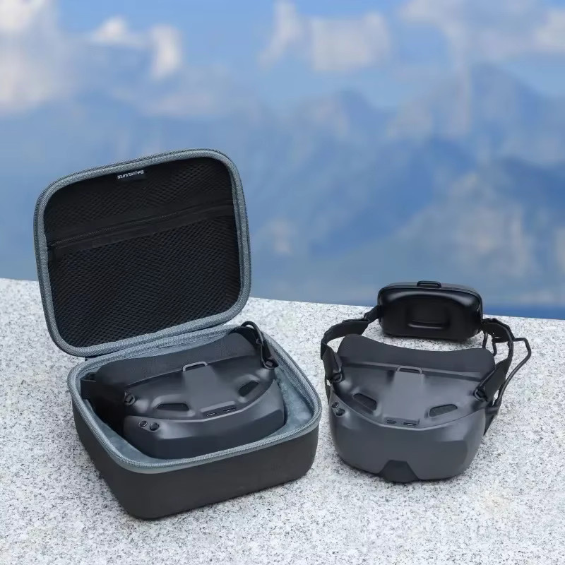 DJI Hartschalen-Tragetasche für DJI Goggles N3 und DJI Neo in Grau, stoßdämpfende Aufbewahrungsbox für Drohnenzubehör - Bild 4