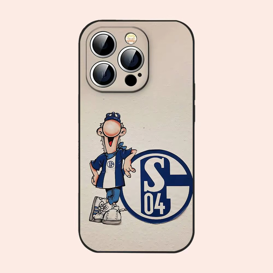 T-Schalke 04 Handyhülle für iPhone 17 16 15 14 13 12 11 Pro Max X XR XS in Schwarz - Bild 5