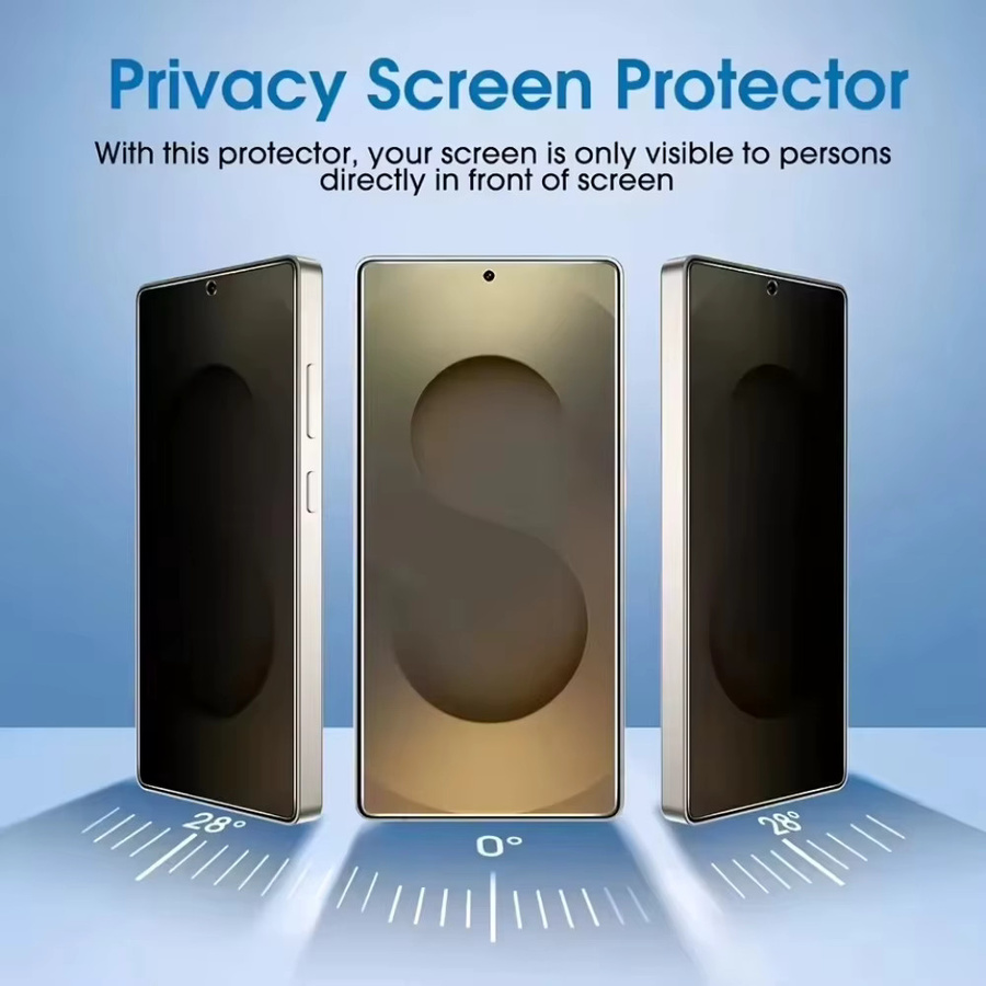 Privatsphäre Hydrogel Display Schutzfolie für Samsung Galaxy S25 Ultra S24 FE S23 S22 A56 A55 A54 A16 A15 A36 A35 A06 A25 A26 A05S transparent - Bild 2