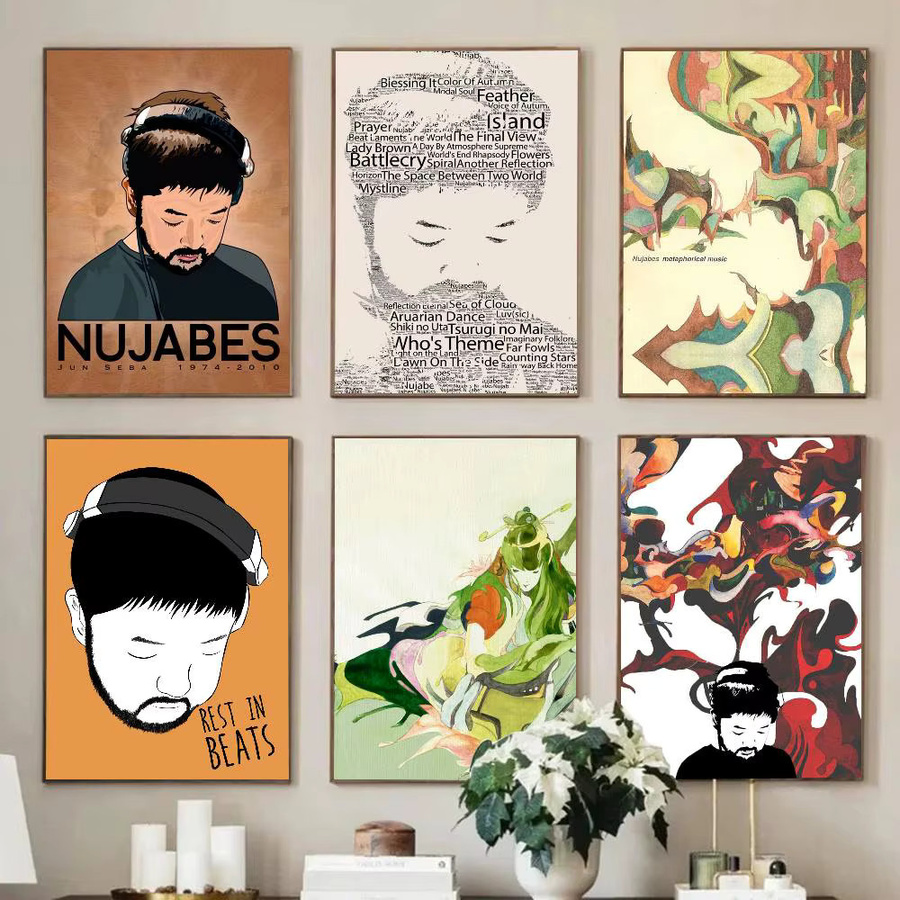 Wasserfester N-Nujabes Album-Poster-Aufkleber in Mehrfarbig für deine Wanddekoration - Bild 2