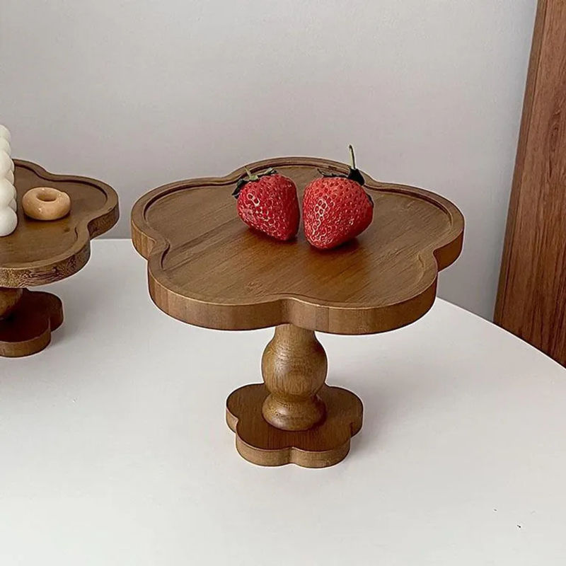 Mango Event Dekotablett aus Holz in Braun im Vintage-Design, Rechteckiges Aufbewahrungstablett für Kerzen und Dekoration - Bild 4