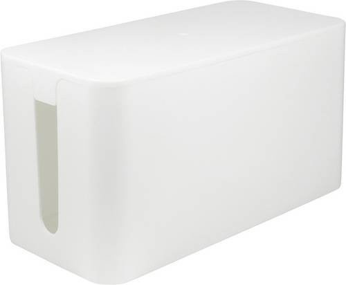 LogiLink KAB0061 Kabel-Gehäuse aus Kunststoff in Weiß, B/T/H: 11,5 x 23,5 x 12 cm - Bild 1