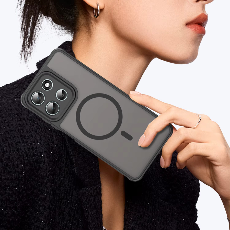 Stoßfeste Silikon Schutzhülle für Motorola G56, G86, G06 und G06 Power in Lila - Bild 3