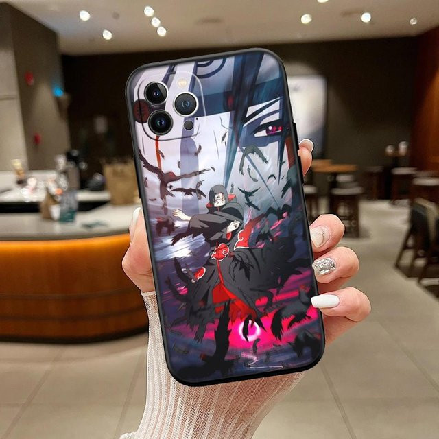 Schutzhülle Naruto Uchiha Itachi für iPhone 16, 15, 14, 13, 12 Pro Max Plus Mini in Multicolour - Bild 1