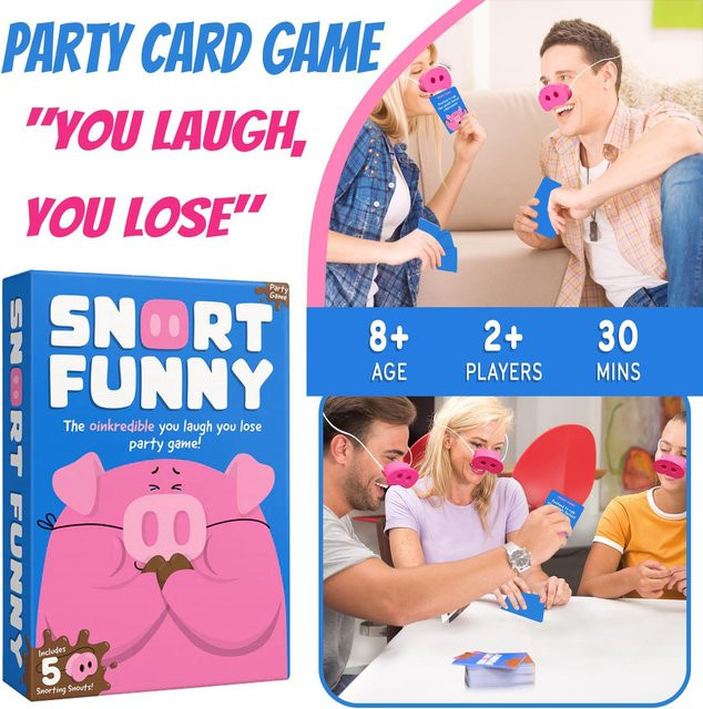 Viceer Wer lacht, verliert, Kartenspiel, Partyspiel, Familienspiel, ab 8 Jahren - Bild 1