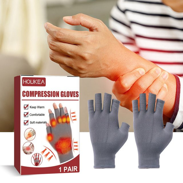 HOUKEA Kompressions-Handhandschuhe, magnetisch, Unisex - Bild 1