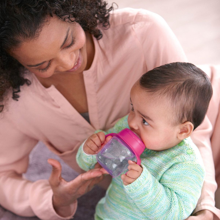 Philips Avent Easy Sip Schnabelbecher mit Silikon-Schnabel, 200 ml, Pink/Lila - Bild 3
