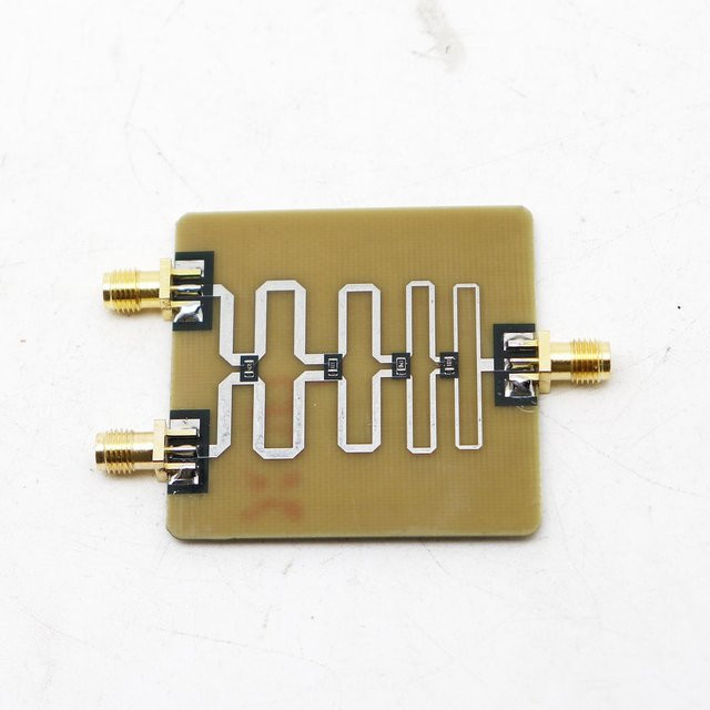 DykbRadio Wilkinson RF-Leistungsteiler und -Kombinierer 500MHz-2500MHz in Gold für VHF UHF 868M 915M LoRa Helium Miner 1090M SDR und 2.4G WiFi - Bild 1