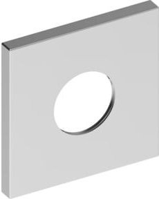 Keuco Wandrosette IXMO vc eckig in Silber für Thermostatarmaturen B/B: 10,5 x 10,5 cm - Bild 1