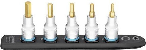 Hazet SmartRail 986K-SR/5 Innen-Sechskant Steckleiste 5-teilig, 1/2 Zoll, Schwarz - Bild 2