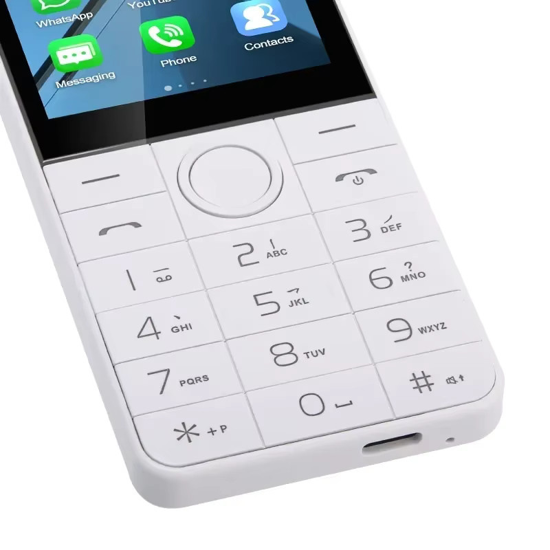 DOOV R77 4G Smartphone mit Android, 2,8 Zoll Touchscreen, Hebräische Tastatur, 3GB RAM + 32GB Speicher, Weiß - Bild 3
