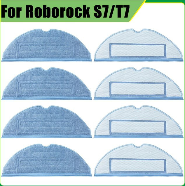 Roborock Austauschbare Mopp Reinigungstücher in Blau für S7, S7+, S7 MaxV, S7 MaxV Plus, S7 MaxV Ultra und T7S Plus Saugroboter - Bild 1