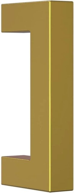 vidaXL Möbelgriffe aus Edelstahl in Gold, 20 Stück, gebürstet, Länge: 64 mm - Bild 1