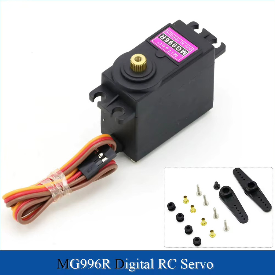 Mitoot MG996R Digitaler RC-Servomotor, Metallgetriebe, Schwarz - Bild 2