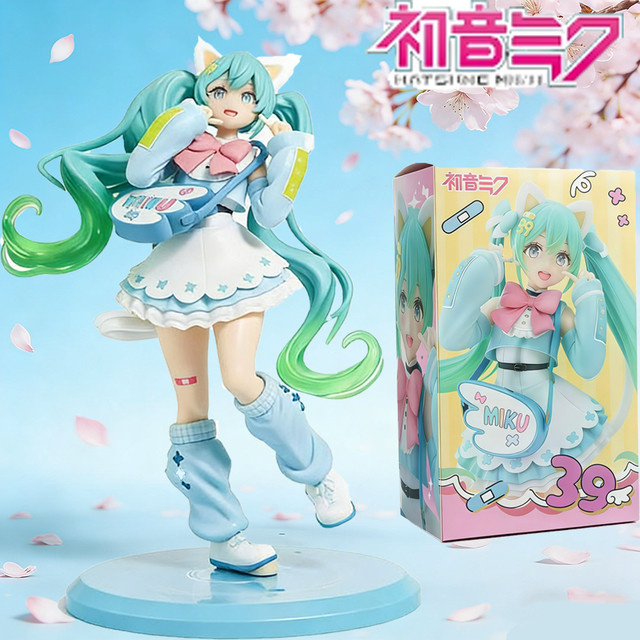 Bandai Hatsune Miku, Anime-Figur, rosa Sakura, Actionfigur, Kunststoff - Bild 1