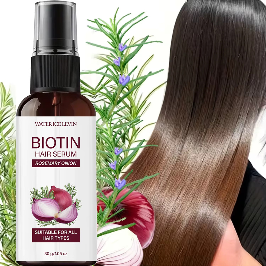 Water Ice Levin Haarserum mit Biotin, Rosmarin, Zwiebel, Unisex - Bild 4