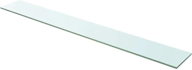 vidaXL Regalboden aus Hartglas Transparent B: 110 cm, T: 15 cm, H: 1,5 cm - Bild 1