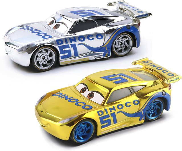TAKARA TOMY Disney Cars 3 Cruz Ramirez, Druckgussmodell, vergoldet und versilbert - Bild 1