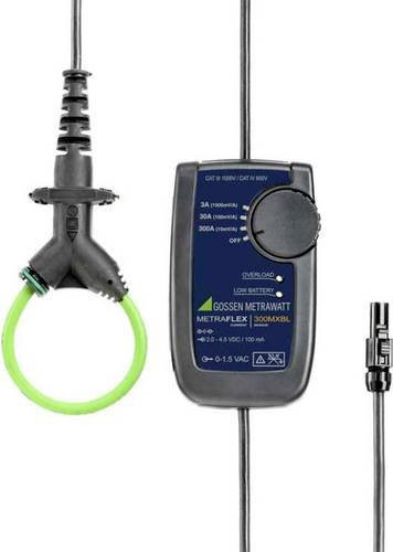 Gossen Metrawatt METRAFLEX 300MXBL/4 Stromzangenadapter Messbereich AC 0,006 - 300A Schwarz - Bild 1