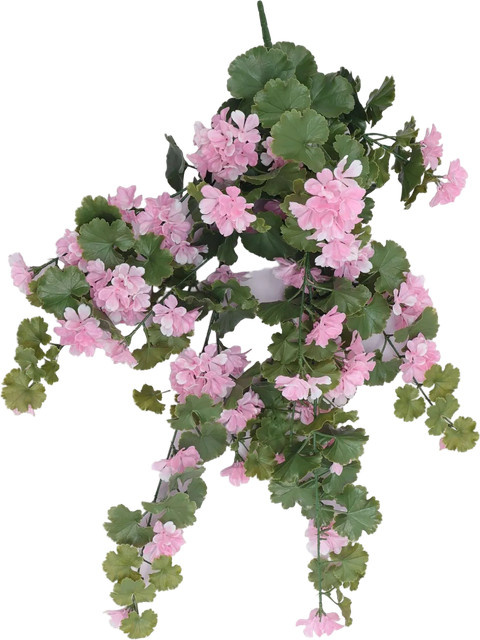 Künstliche Hänge-Geranie Sunny von artplants in Pink, Höhe: 88 cm - Bild 1