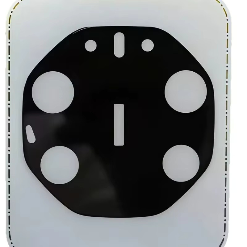 Anti-reflektierender Kamera-Objektivschutz aus gehärtetem Glas für Huawei Mate 80 und Mate 70 RS Pro Max, Schwarz, Transparent - Bild 5