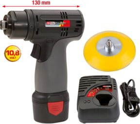 KS Tools Akku-Schleifmaschine 10,8V in Grau mit 3.200 U/min inklusive Akku und Ladegerät - Bild 1