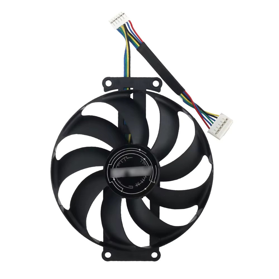 Asus Dual GTX1650 1660 Mini Grafikkarten-Kühler Lüfter, 87mm, 12V, 6-Pin, Schwarz - Bild 3