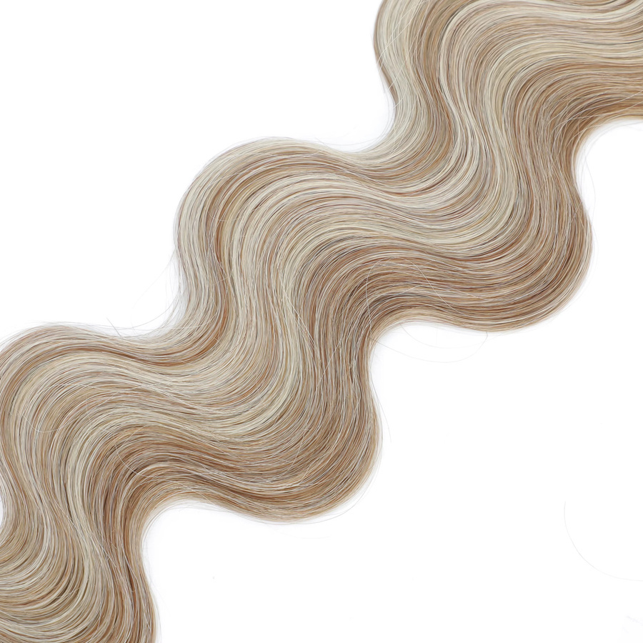 lulalatoo Körperwellen-Haarbündel Klavierblond, 26 Zoll, Damen, Synthetisch - Bild 2