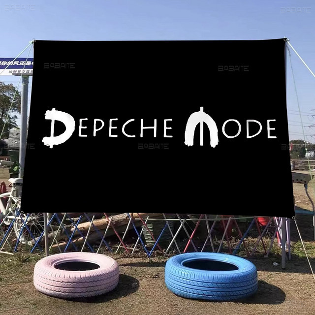 Potdemiel DIY-Flagge D-Depeche M-Modus Wandkunst zur Dekoration für Wohnzimmer und Zuhause - Bild 1